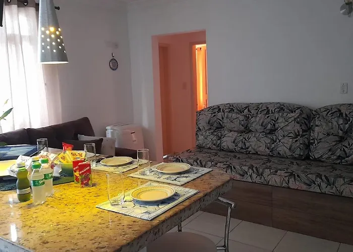 Apartamento Em Ubatuba- Centro - Apartamento 2 Quartos Com Ar Cond
